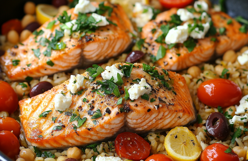 Mediterranean Salmon Skillet