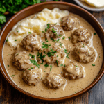 Classic Swedish Meatballs in Creamy Gravy