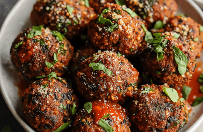 Easy Vegan Black Bean Meatballs