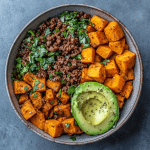 Simple Beef, Sweet Potato