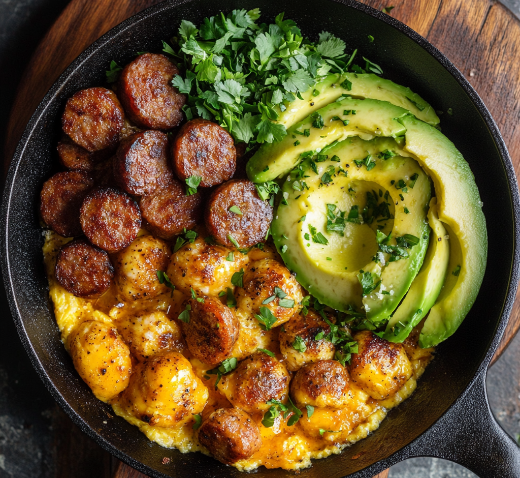 Savory Skillet Breakfast with Eggs