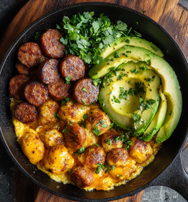 Savory Skillet Breakfast with Eggs