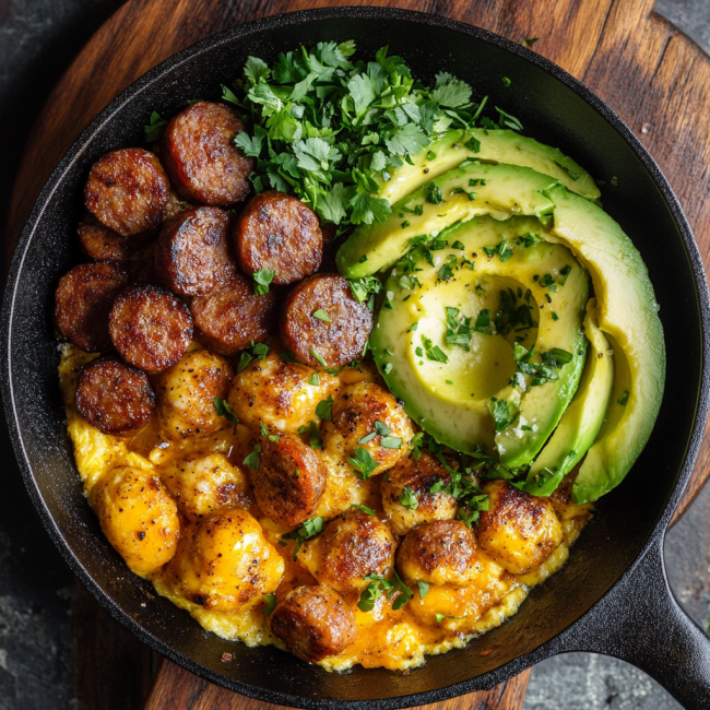 Savory Skillet Breakfast with Eggs