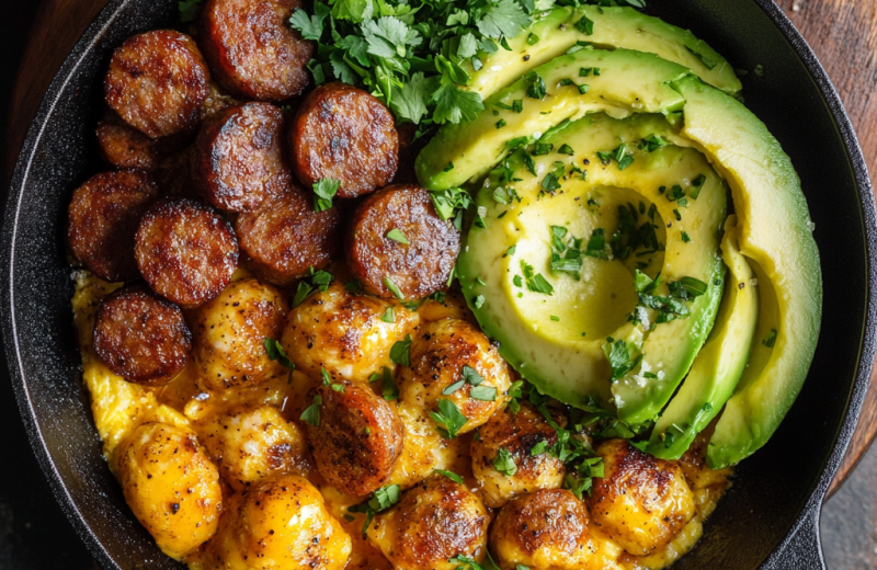 Savory Skillet Breakfast with Eggs
