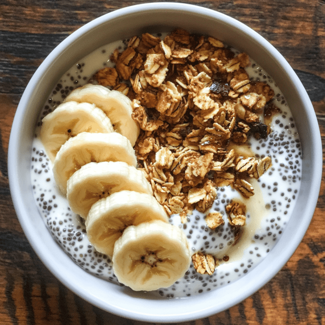 Banana Chia Yogurt Bowl Recipe