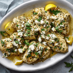 Greek Chicken with Lemon and Feta