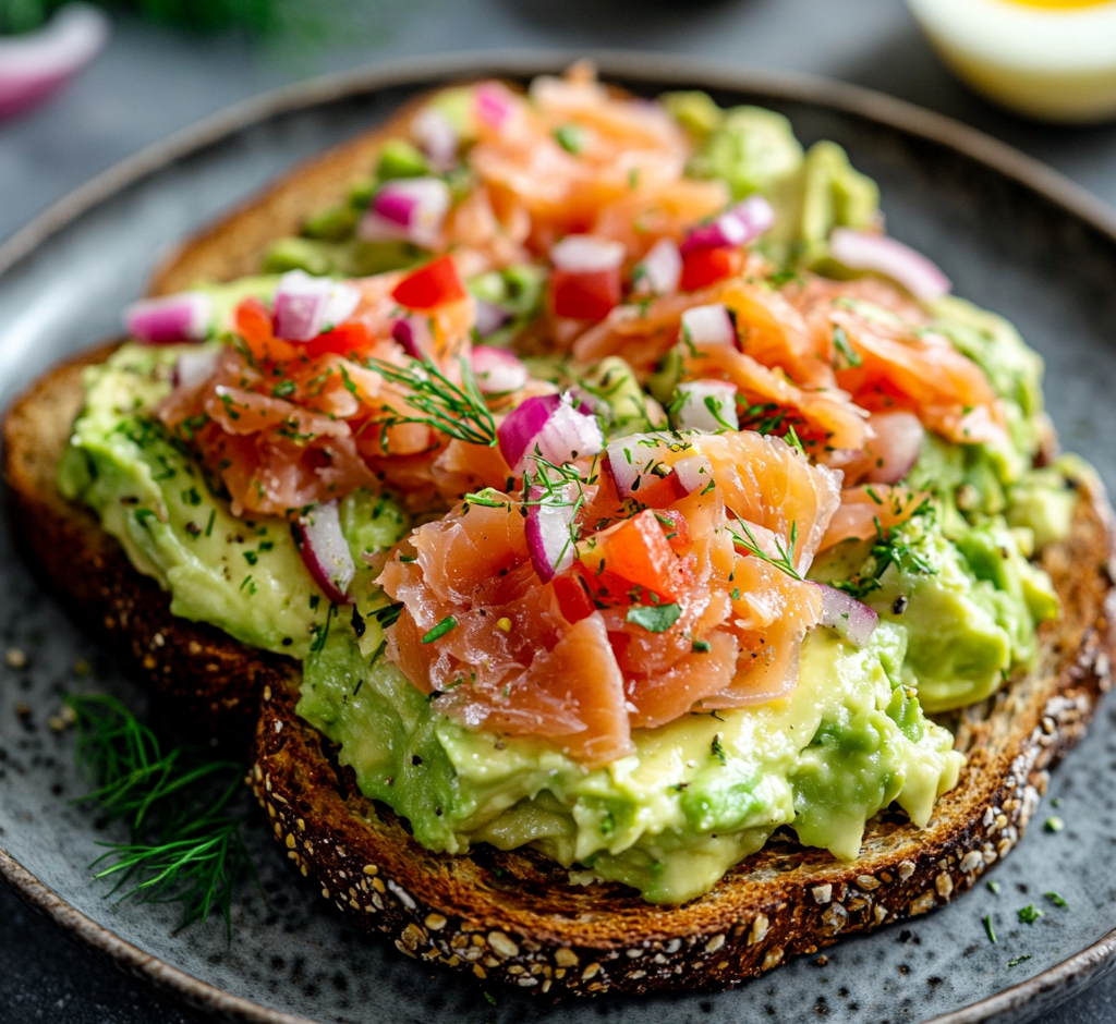 Smoked Salmon Avocado Toast