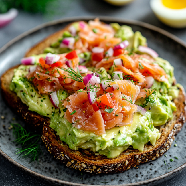 Smoked Salmon Avocado Toast