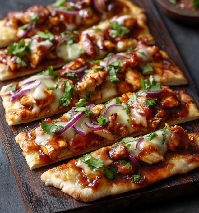 BBQ Chicken Flatbreads