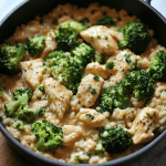 One Pot Chicken Broccoli and Rice