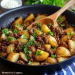 Ground Beef and Potatoes Skillet