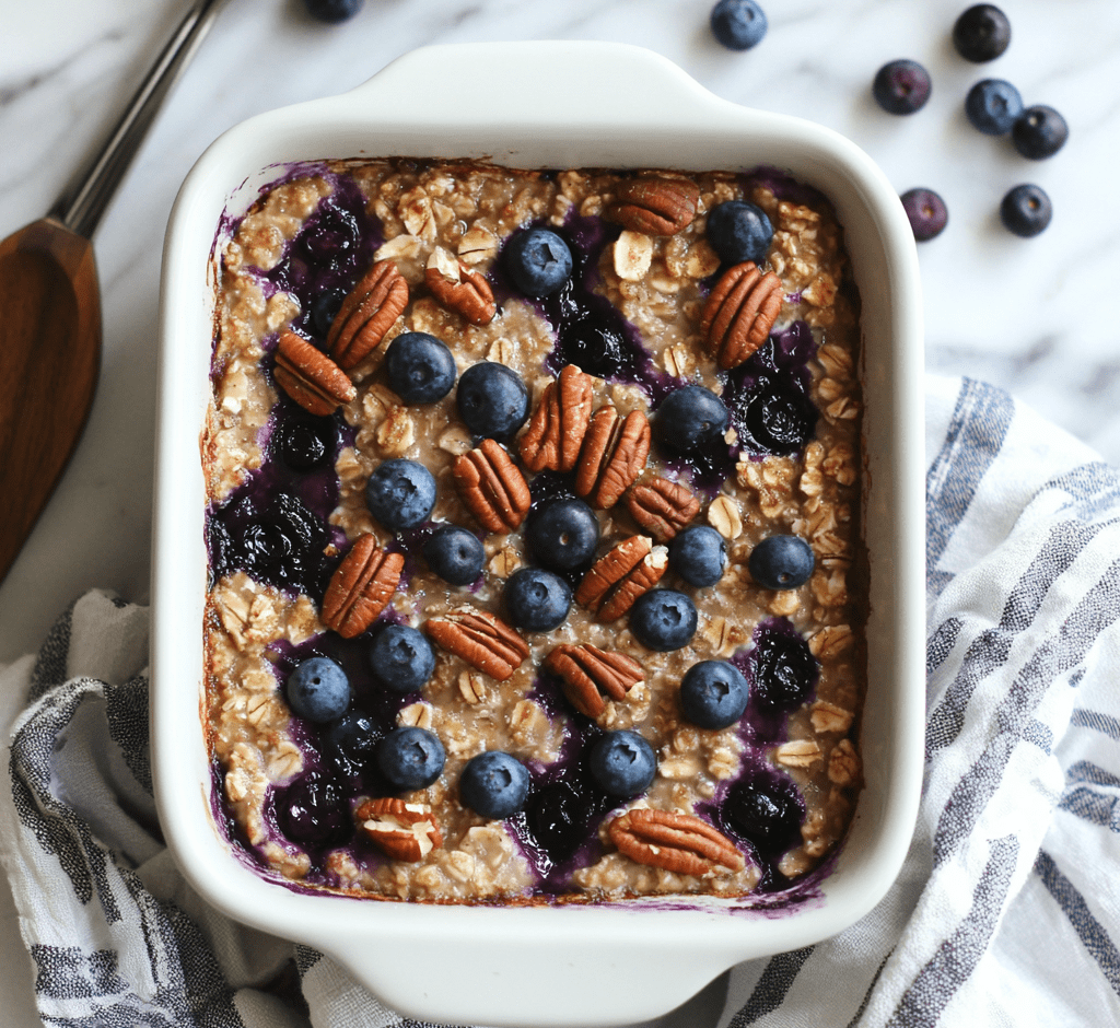 Blueberry Baked Oatmeal