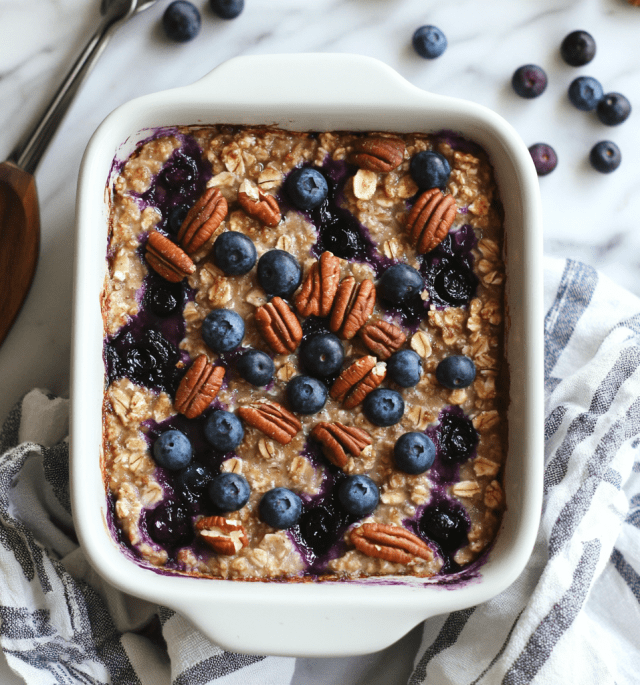 Blueberry Baked Oatmeal