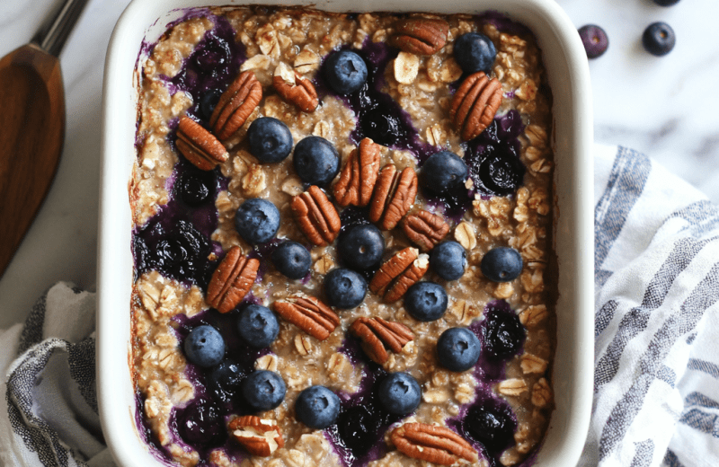 Blueberry Baked Oatmeal