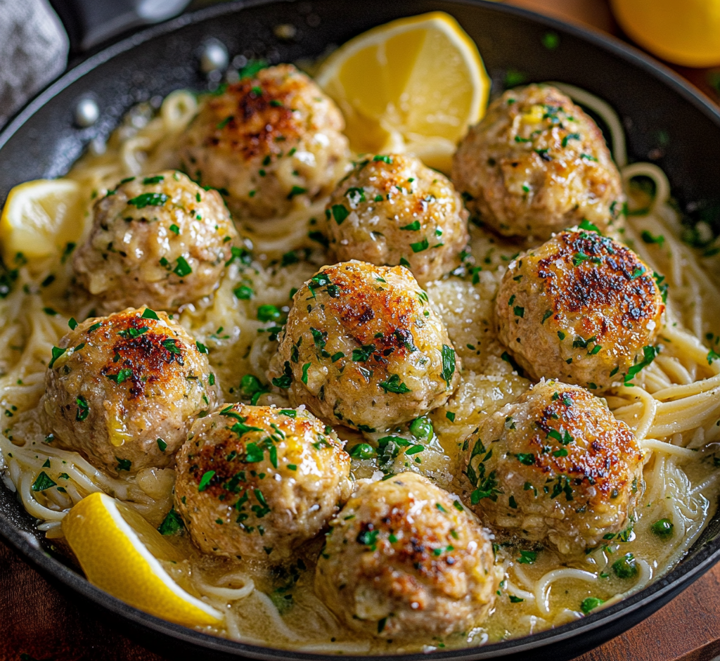 Chicken Piccata Meatballs