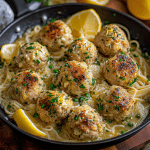 Chicken Piccata Meatballs