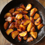 Warm Pan-Fried Peaches