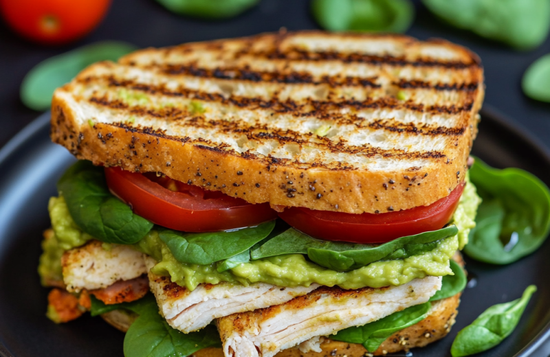 Ultimate Turkey Avocado Ciabatta Sandwich
