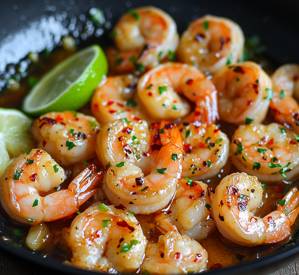 Garlic Honey Lime Shrimp