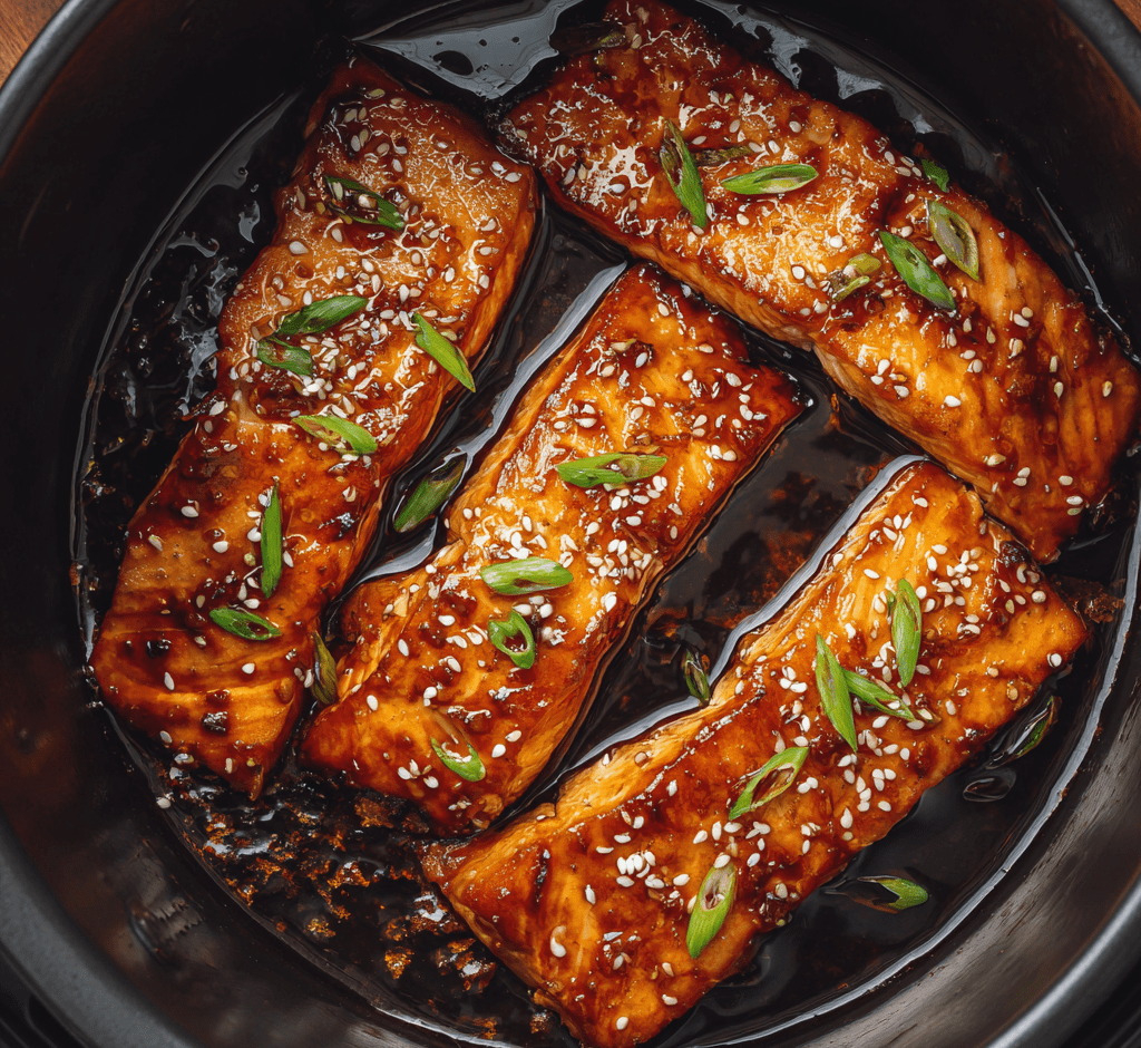 Air Fryer Teriyaki Salmon