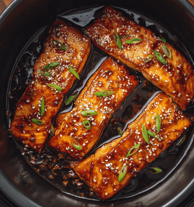 Air Fryer Teriyaki Salmon