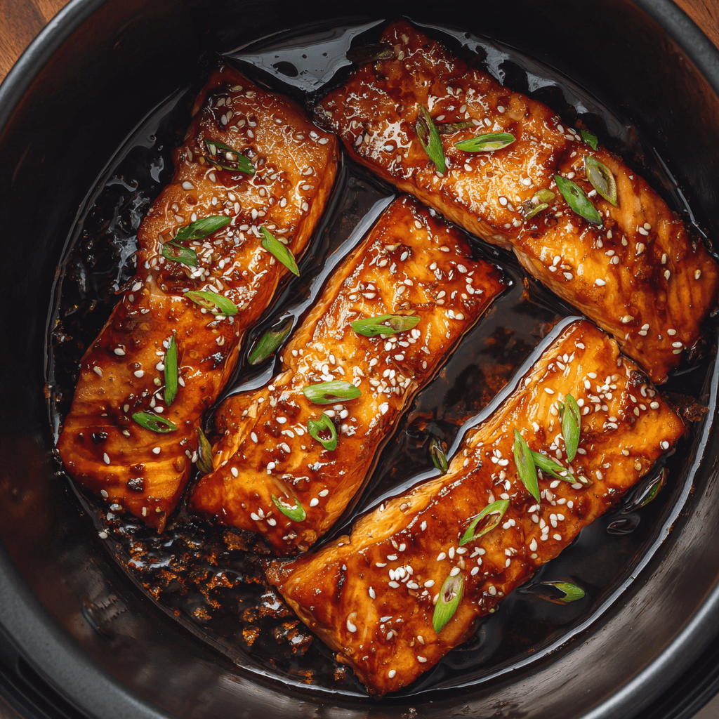 Air Fryer Teriyaki Salmon