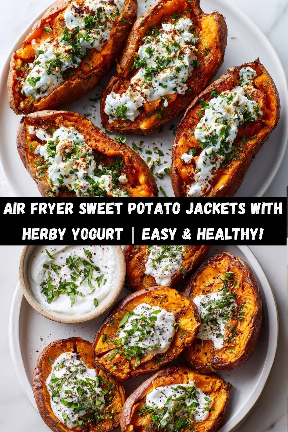 Air Fryer Sweet Potato Jackets