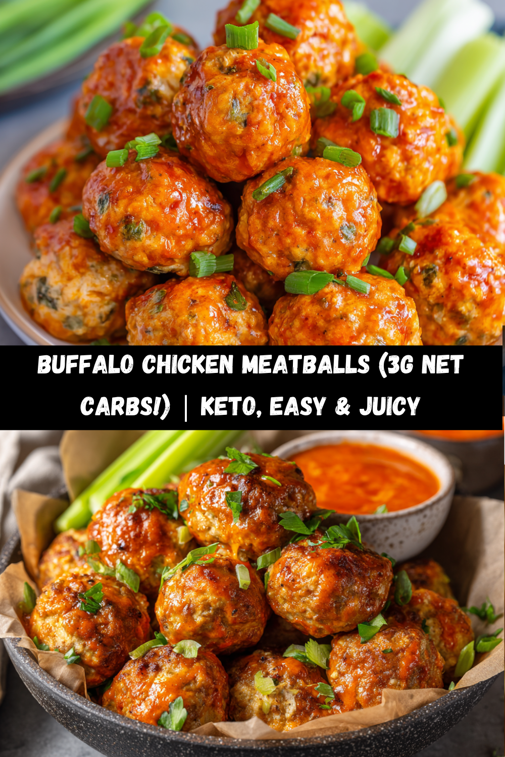 Buffalo Chicken Meatballs