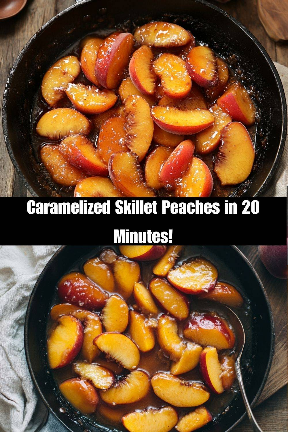 Caramelized Skillet Peaches