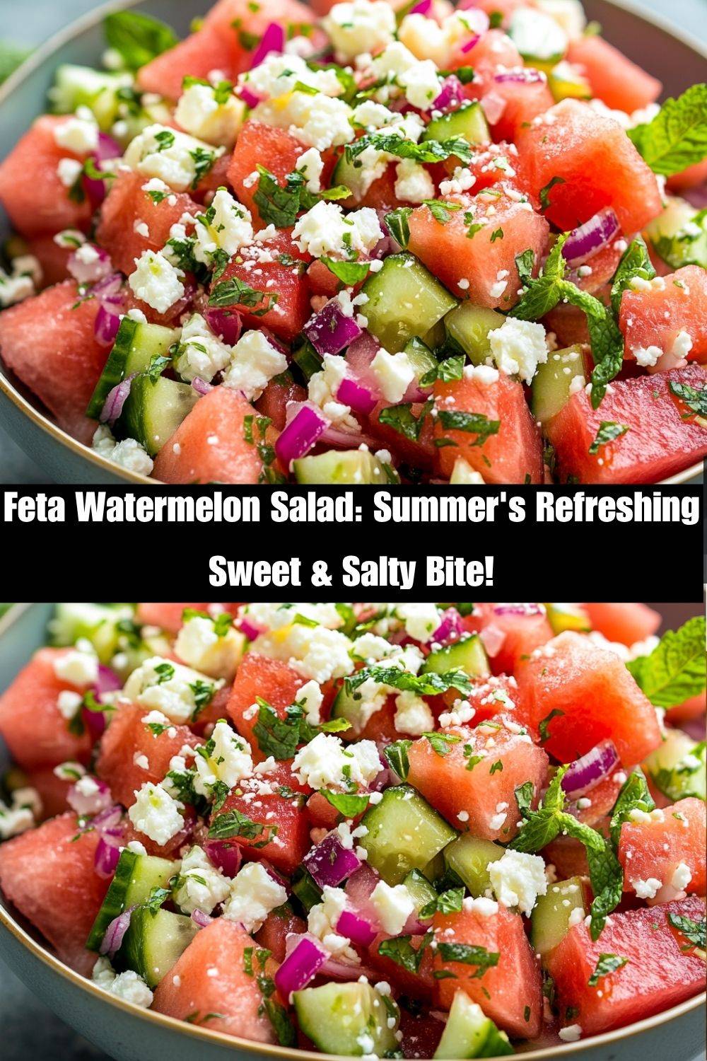Feta Watermelon Salad