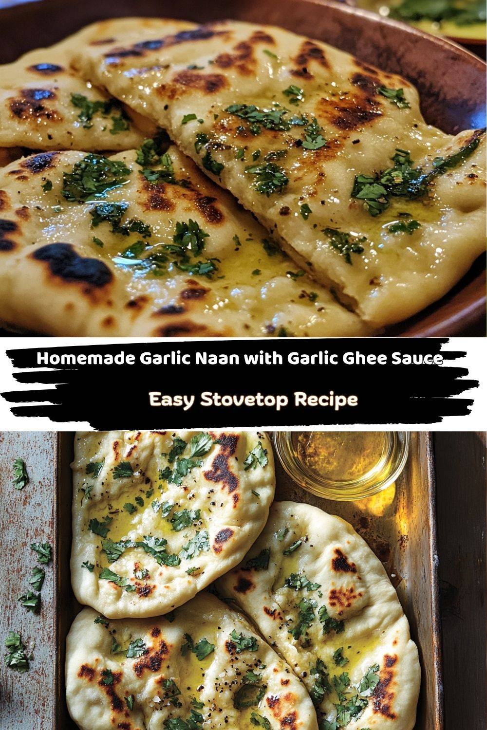 Homemade Garlic Naan