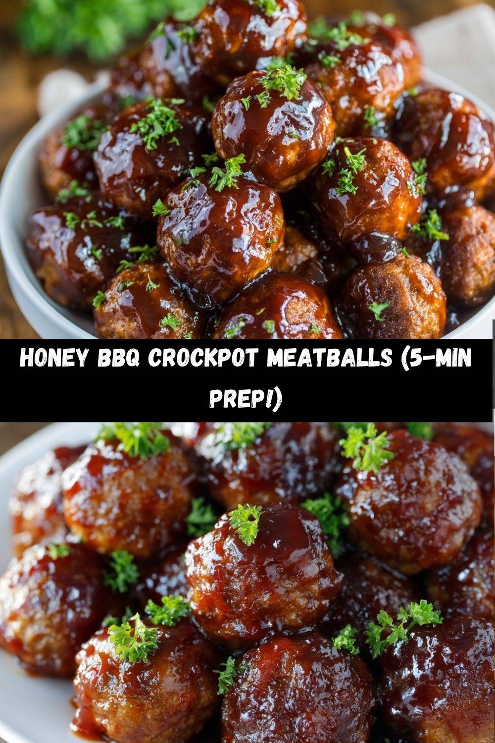 Honey BBQ Crockpot Meatballs