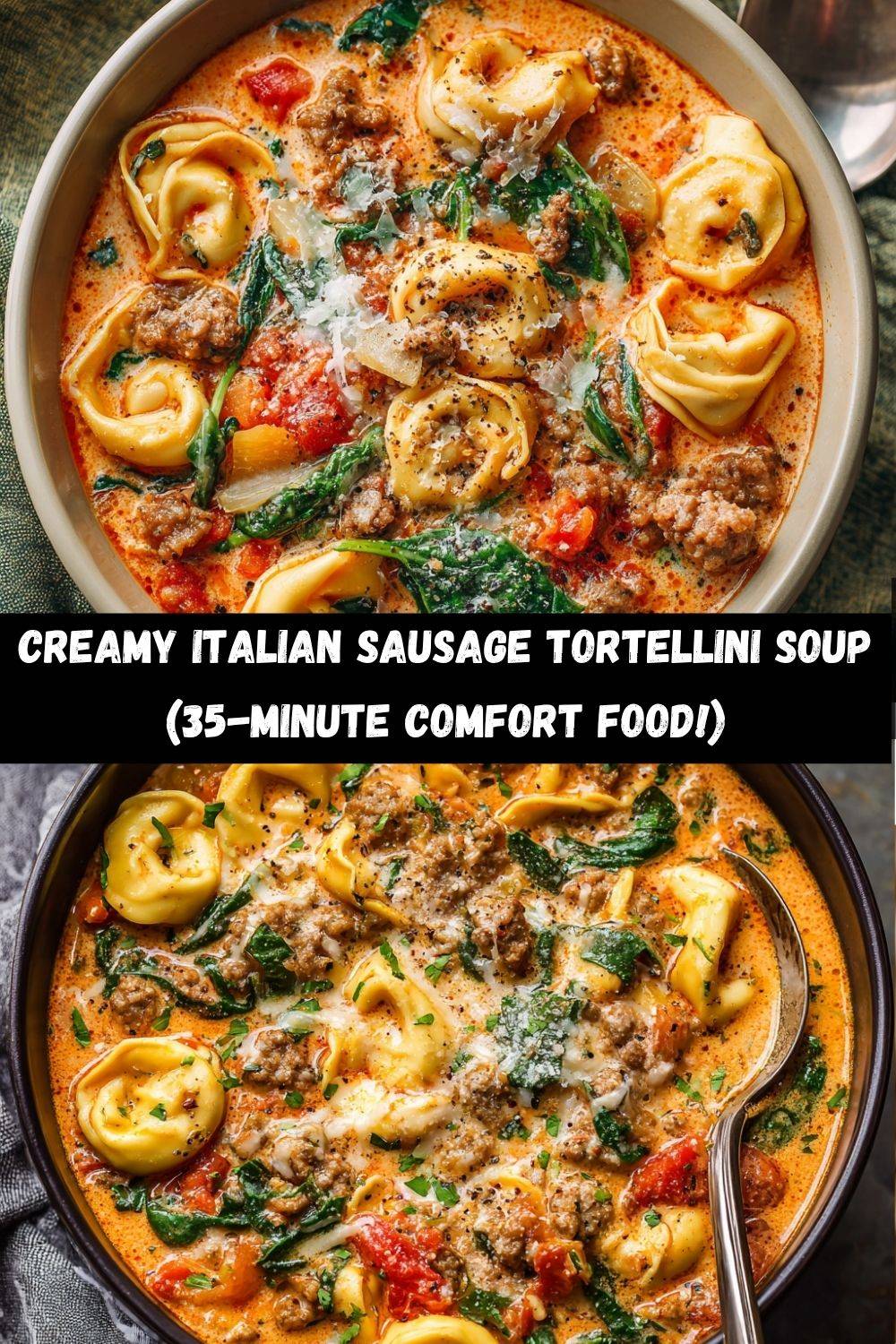 Italian Sausage Tortellini Soup