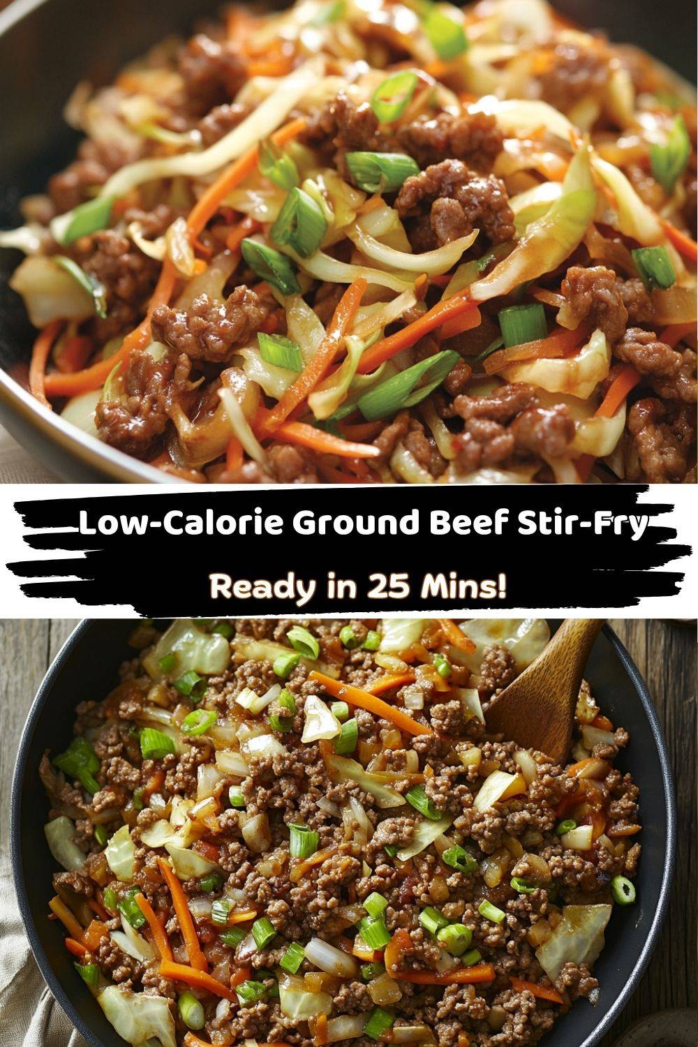 Low-Calorie, High-Protein Ground Beef Stir-Fry
