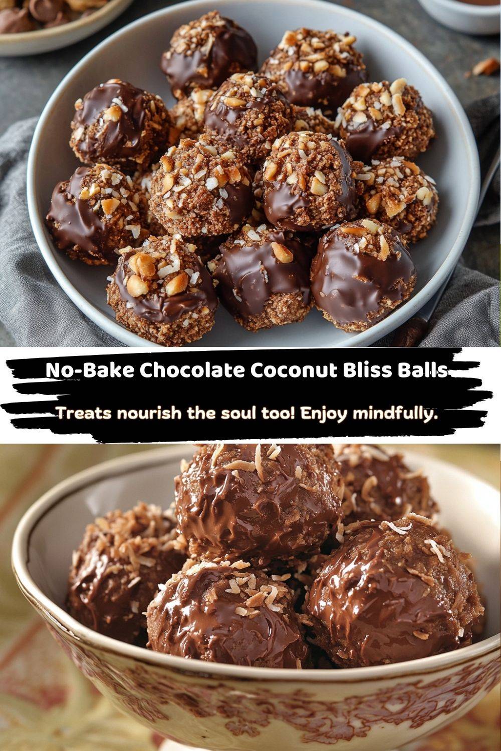 No-Bake Chocolate Coconut Graham Balls