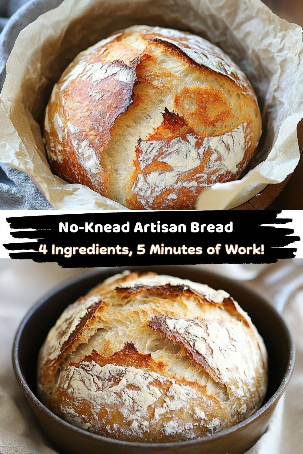 No-Knead Artisan Bread