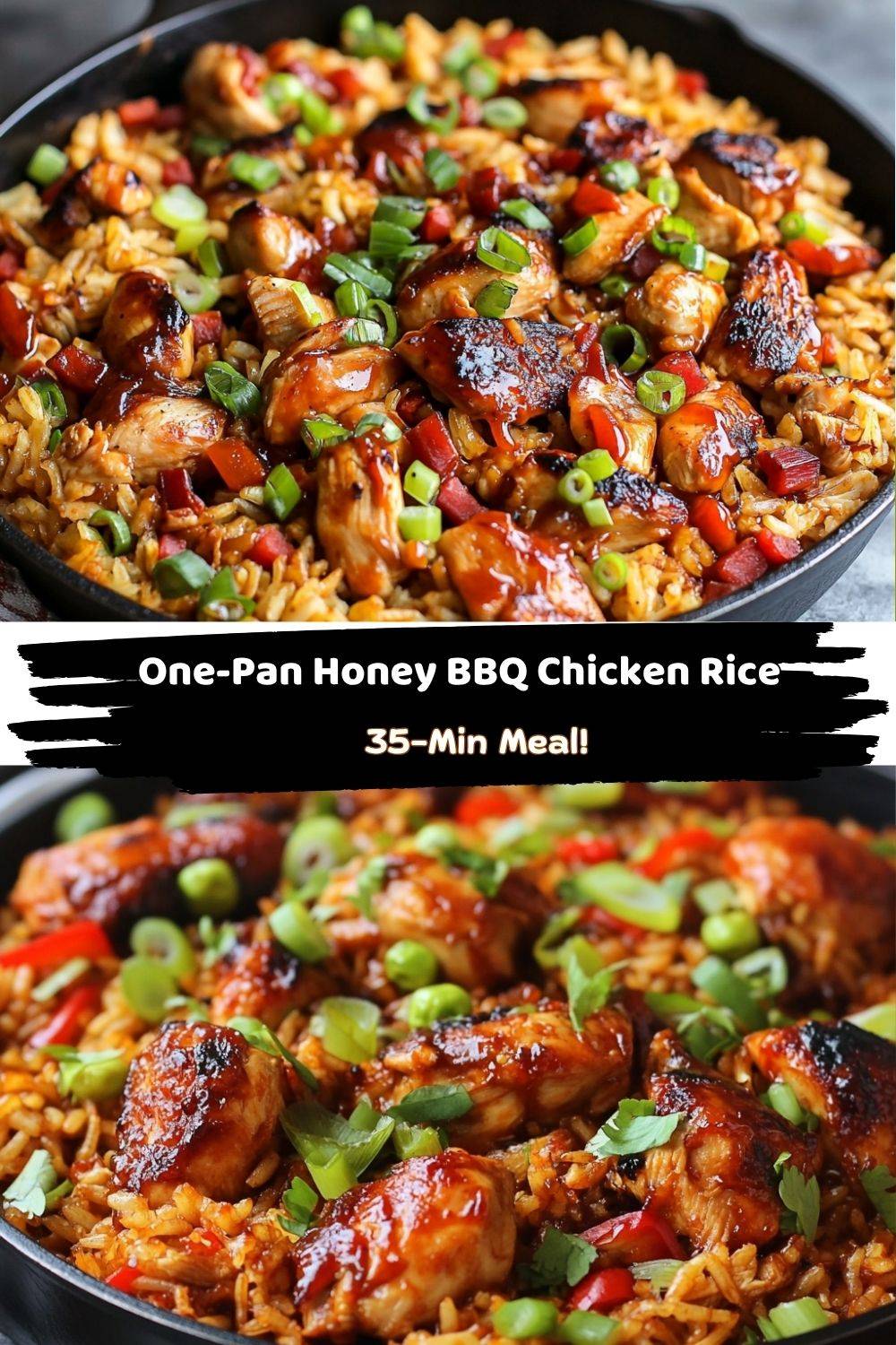 One-Pan Bold Honey BBQ Chicken Rice