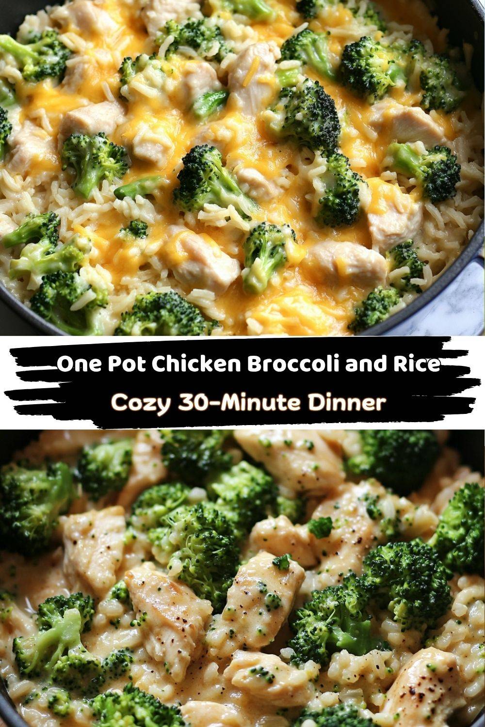 One Pot Chicken Broccoli and Rice