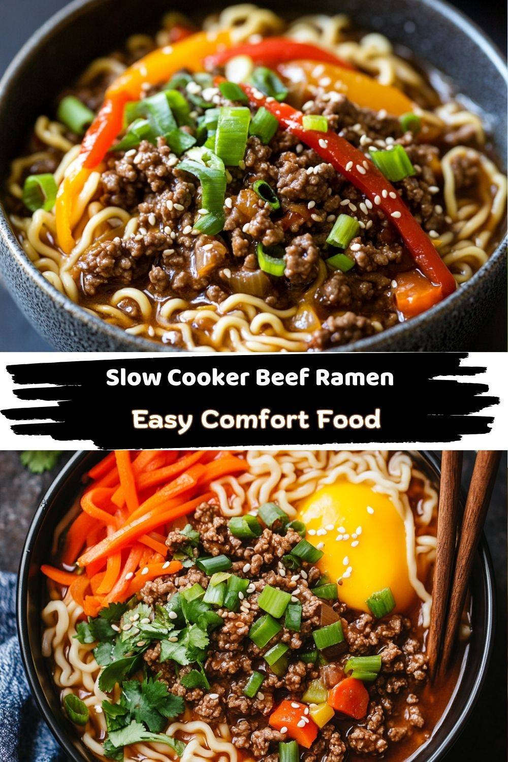 Slow Cooker Beef Ramen