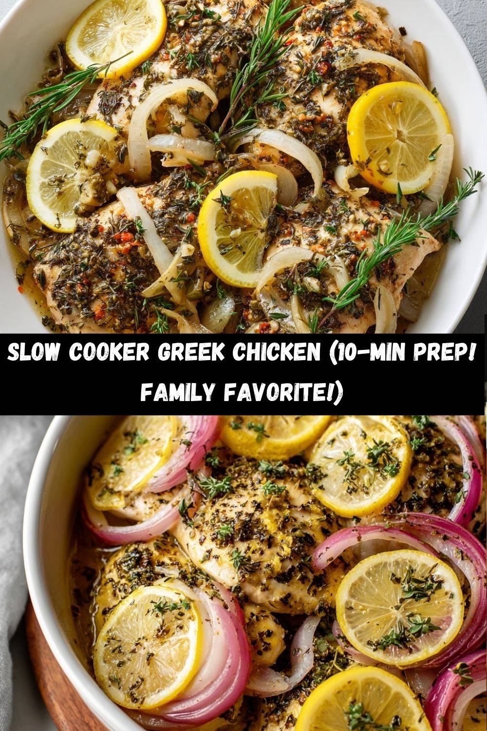 Slow Cooker Greek Chicken