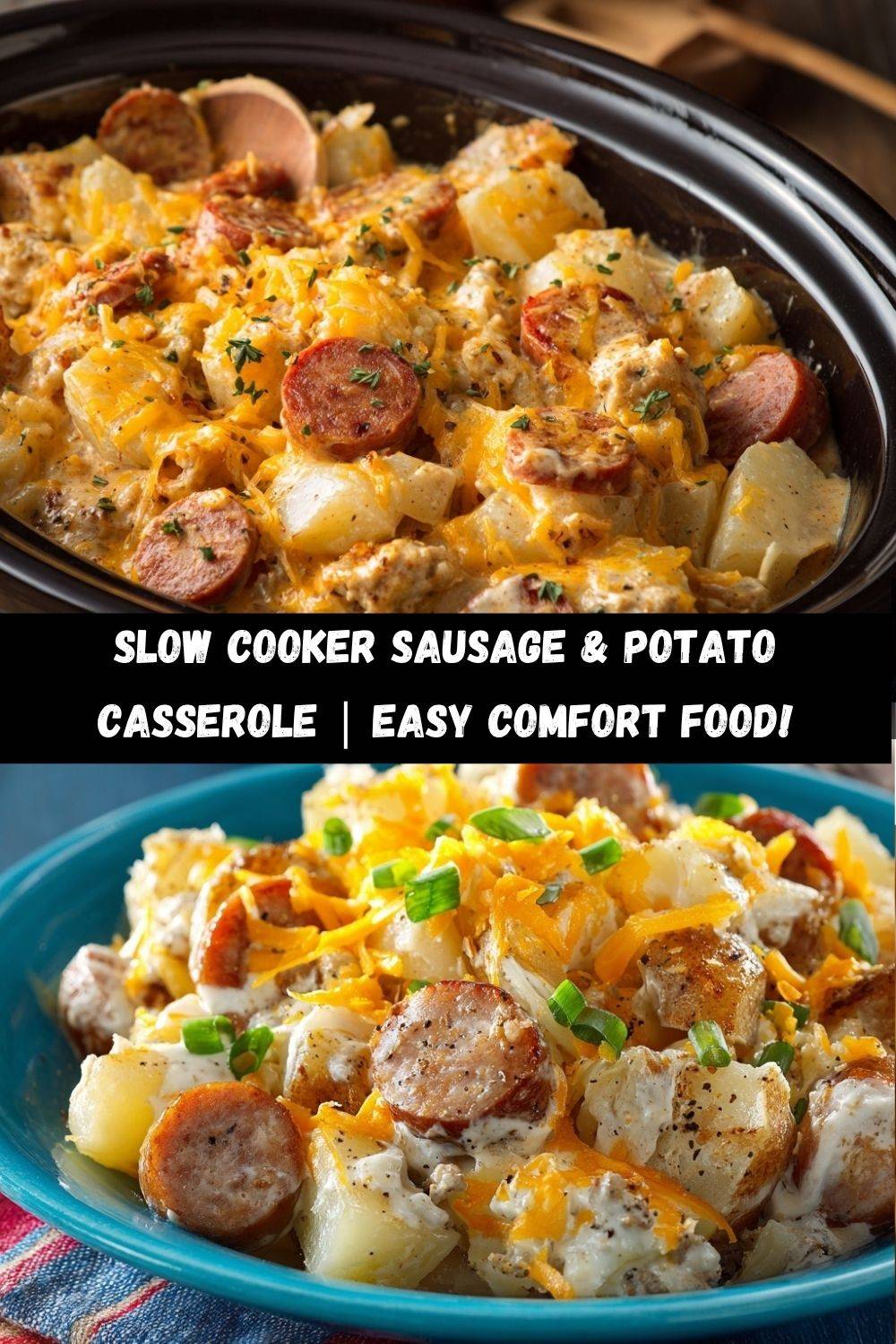 Slow Cooker Sausage and Potato Casserole