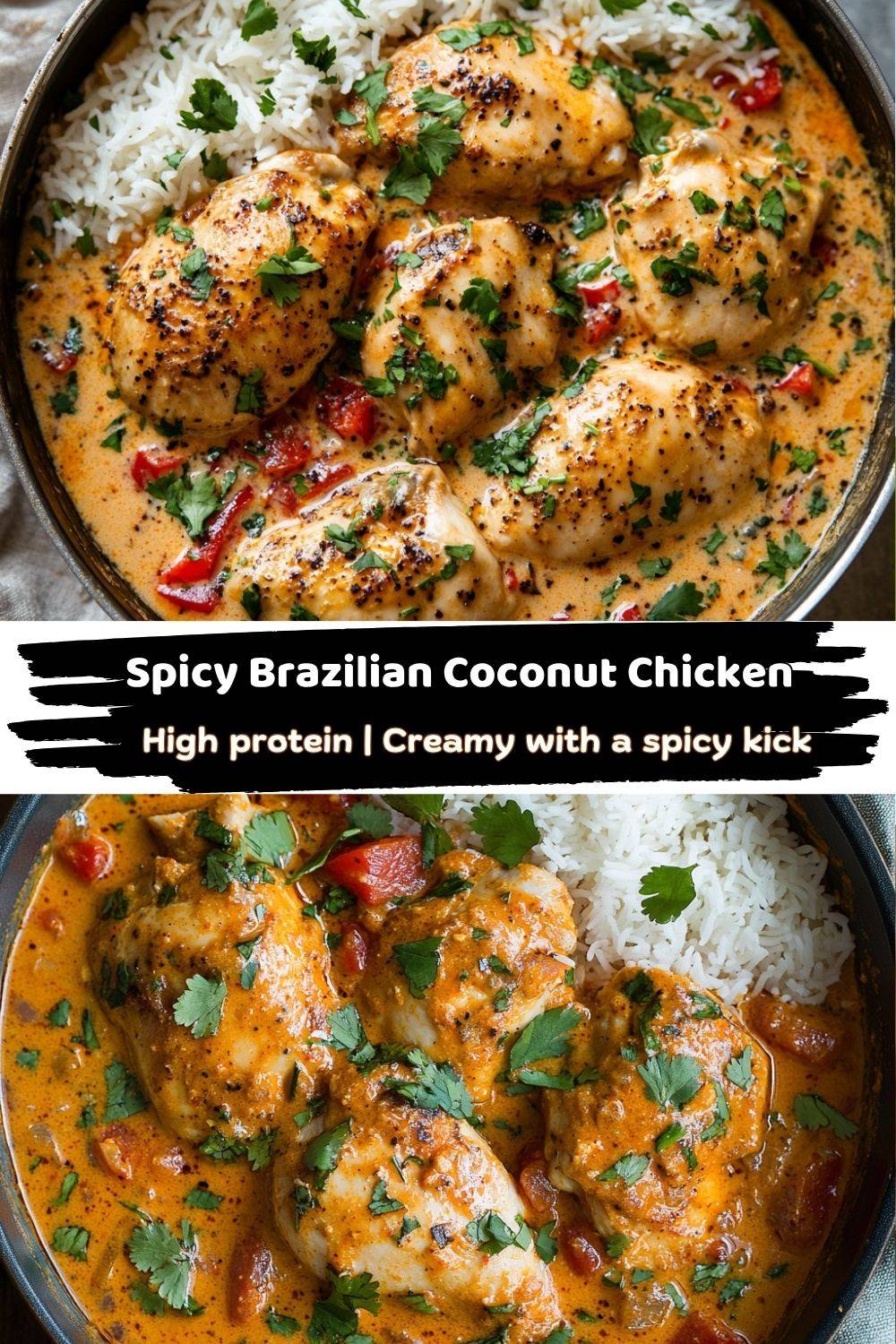 Spicy Brazilian Coconut Chicken