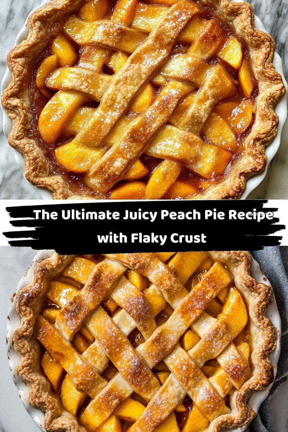 The Best Peach Pie