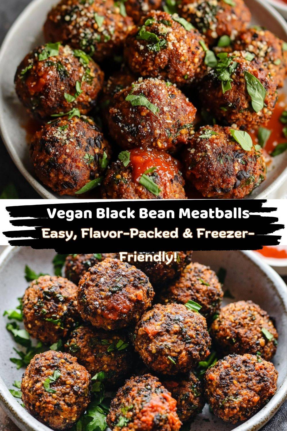 Easy Vegan Black Bean Meatballs