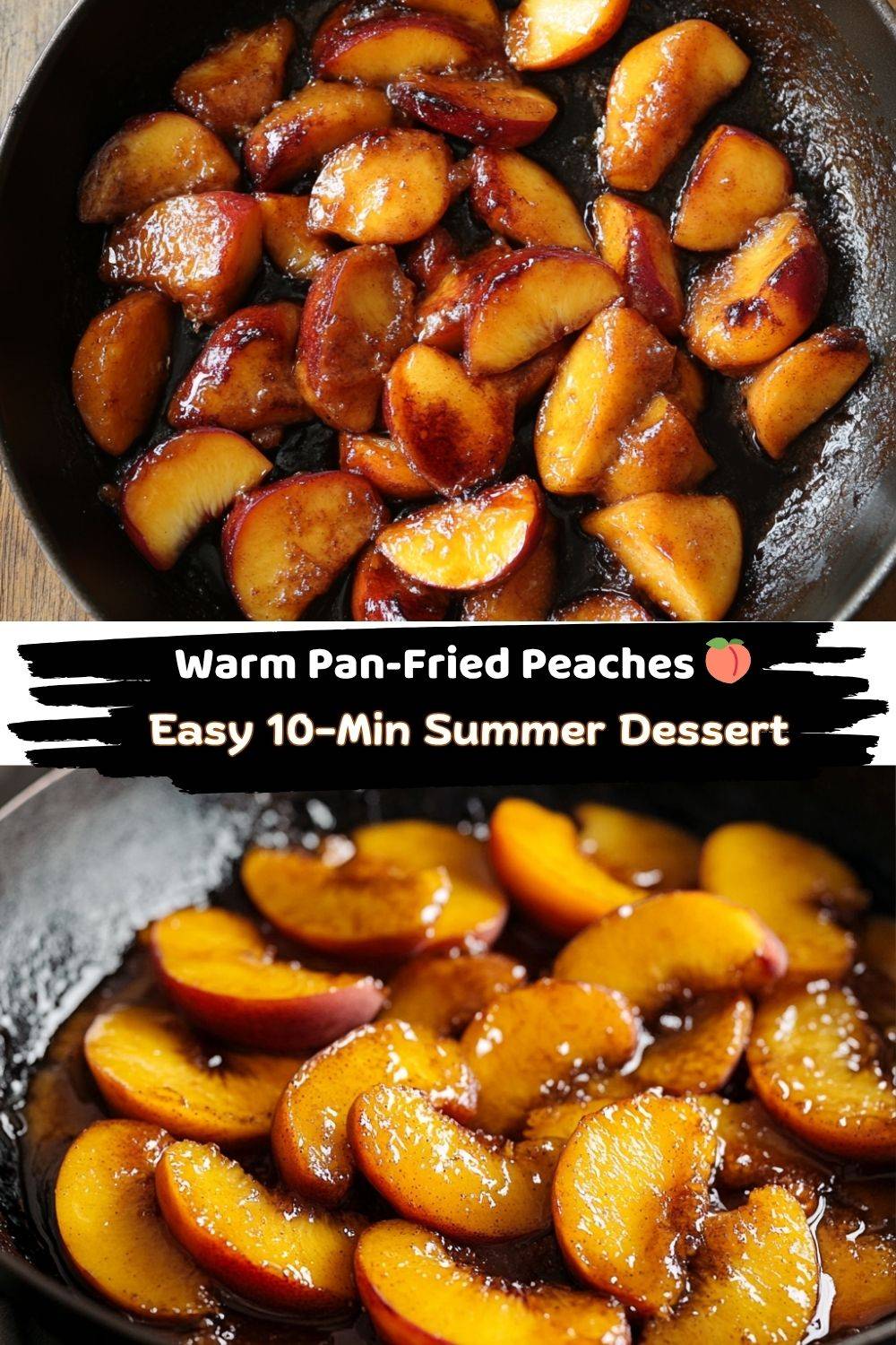 Warm Pan-Fried Peaches