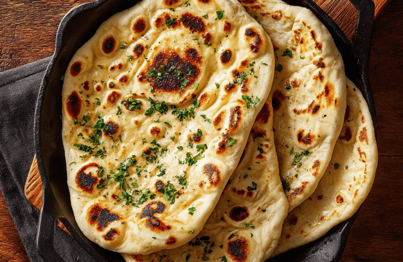 Fluffy, Golden Indian Flatbread