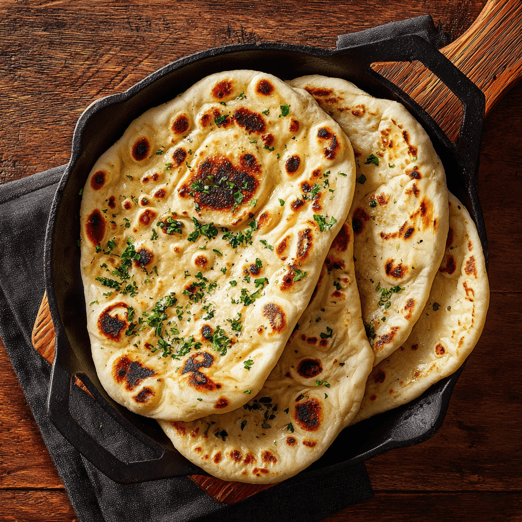 Fluffy, Golden Indian Flatbread