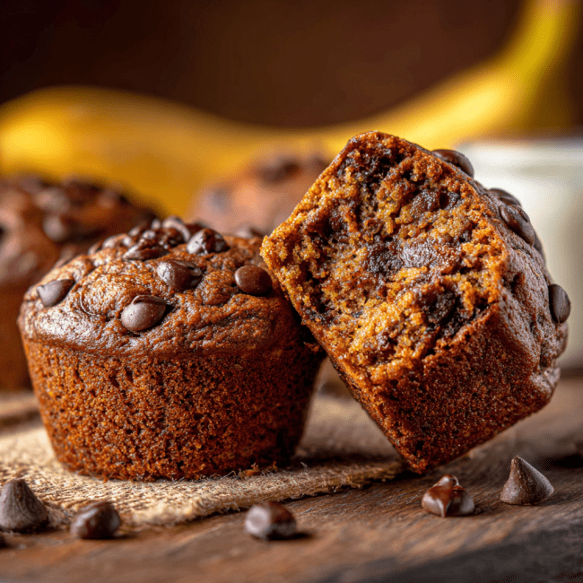 Protein Chocolate Chip Muffins