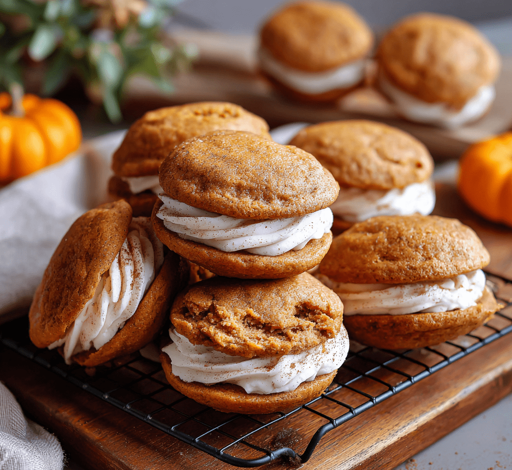 Butternut Squash & Apple Butter Whoopie Pies