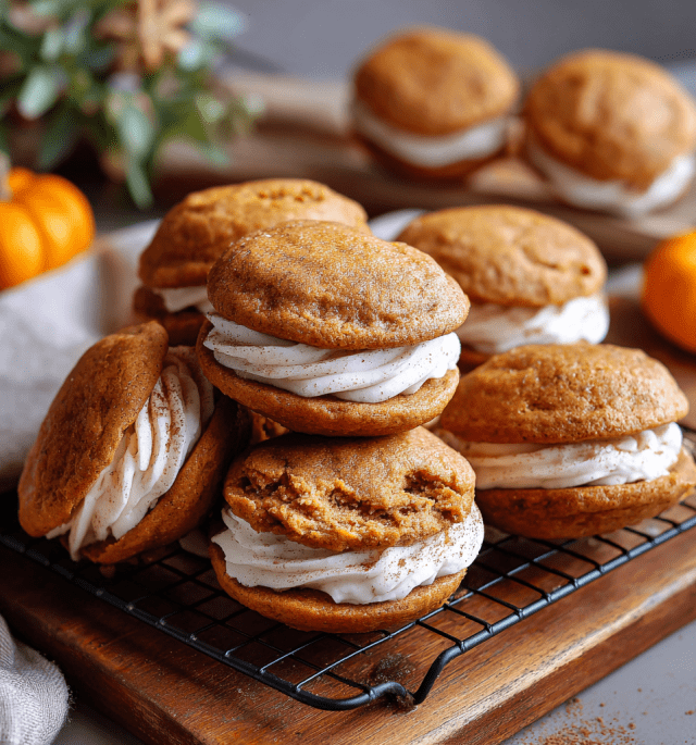 Butternut Squash & Apple Butter Whoopie Pies